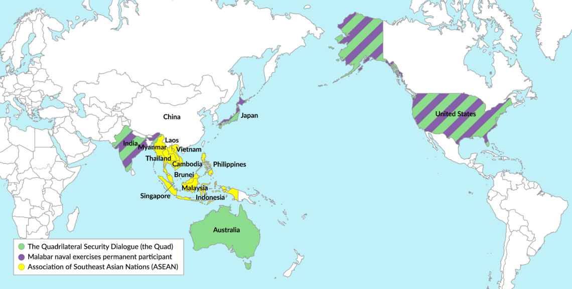 India’s partnerships in the Western Pacific region