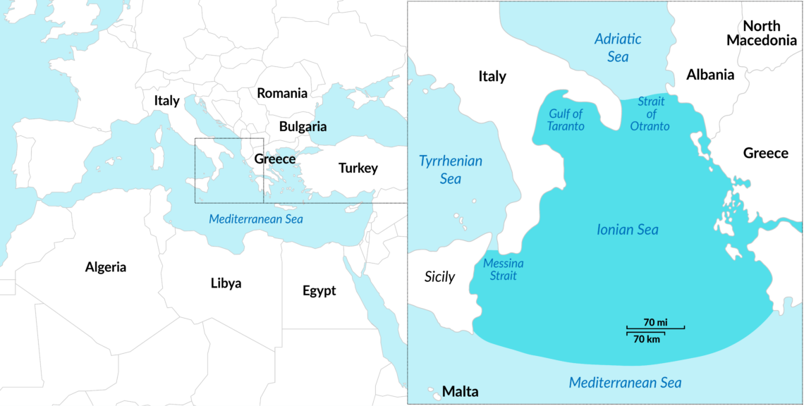 The Ionian Sea region