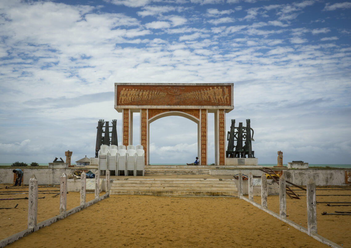 Door of No Return memorial arch in Benin.
