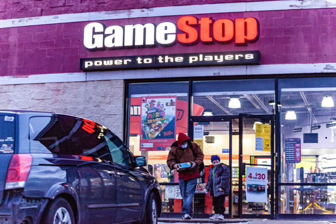 A GameStop retail outlet