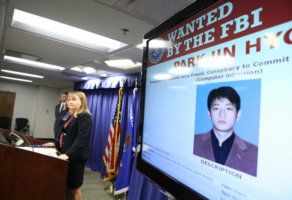 FBI announcing hacking charges against a North Korean national