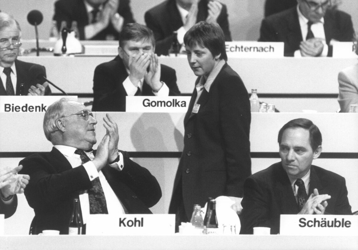 Angela Merkel in 1991