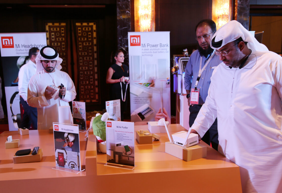 Launch of products from Chinese brand Xiaomi in Dubai, January 2016
