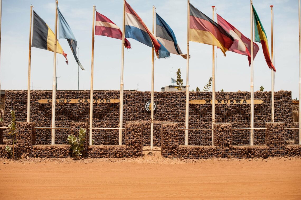Camp Castor, a UN peacekeeping mission in Gao, Mali