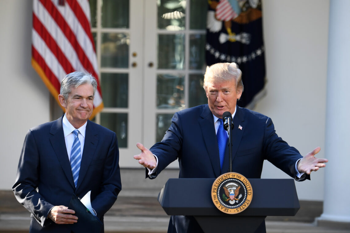 Nov. 2, 2017, Washington, D.C.: U.S. President Donald Trump presents Jerome Powell as his nominee for Federal Reserve Board Chairman