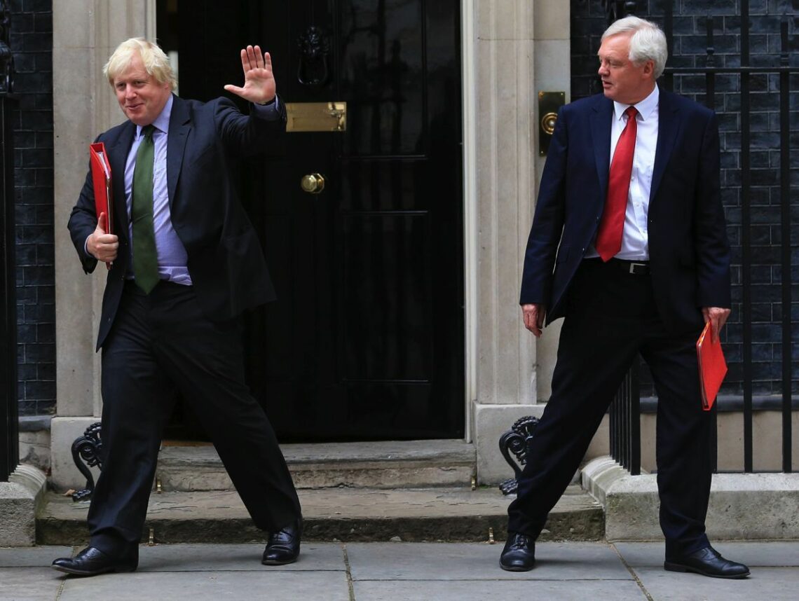 Two two key defectors from Theresa May’s government – Boris Johnson and David Davis