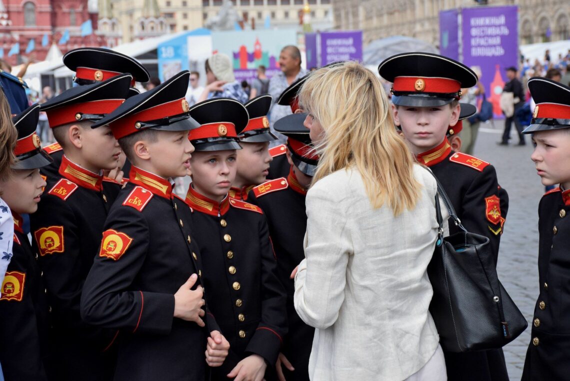 Young military cadets in Russia