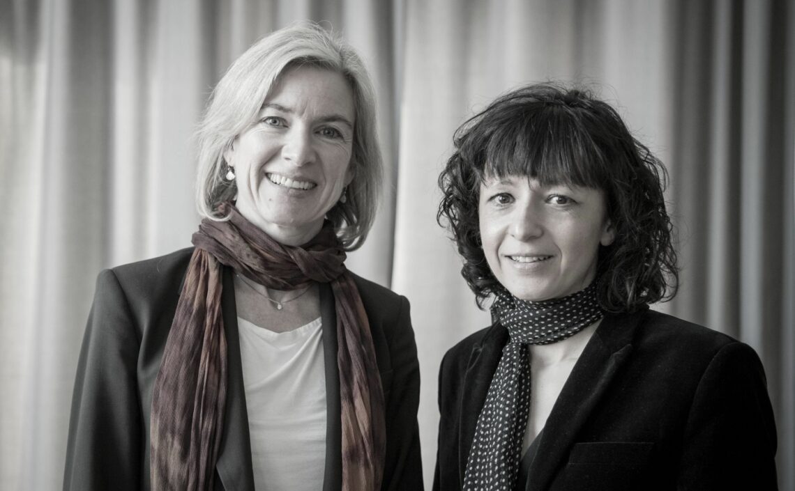 CRISPR technique inventors Dr. Jennifer Doudna and Dr. Emmanuelle Charpentier