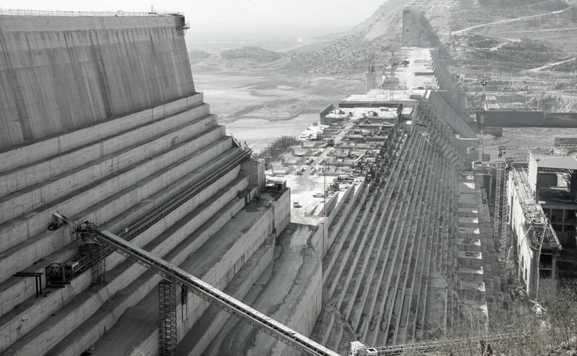 Construction of the Grand Ethiopian Renaissance Dam on the Nile River