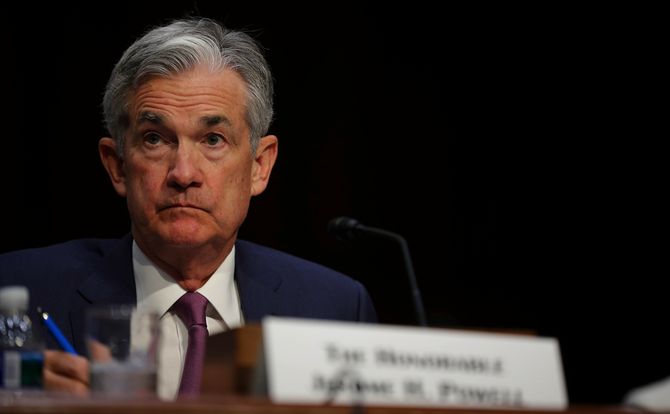 Federal Reserve Chairman Jerome Powell testifies before the U.S. Congress