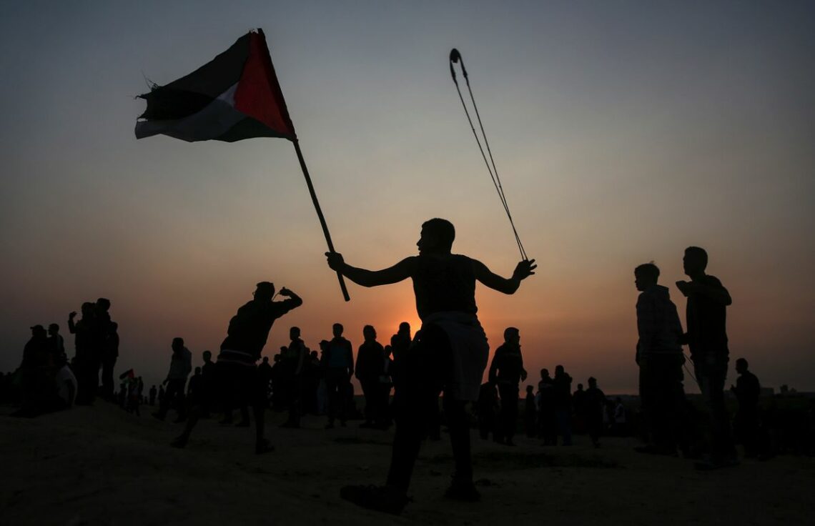 Protesters in Gaza lob rocks and gas canisters at security troops North Africa protests