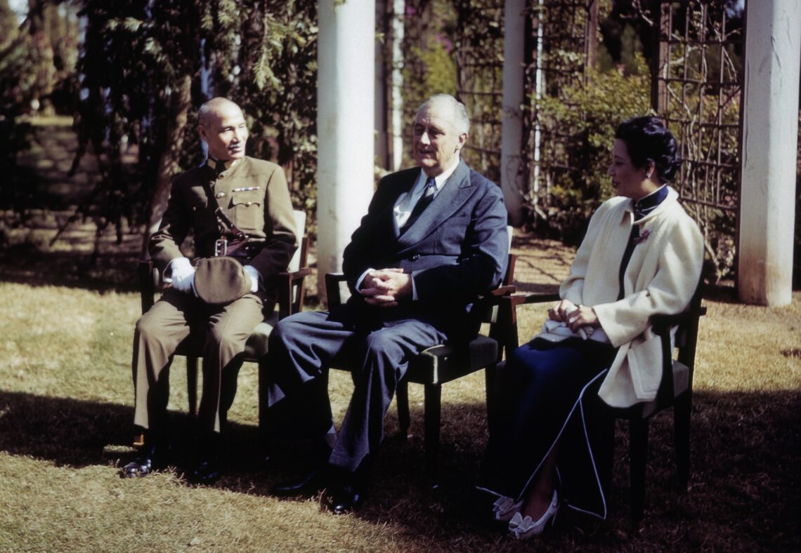 President Roosevelt, Generalissimo Chiang Kai-shek and his wife