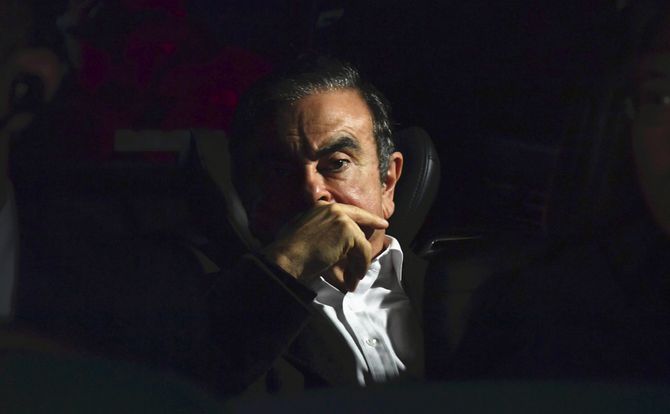 Former Renault-Nissan CEO Carlos Ghosn is released on bail from arrest in Japan