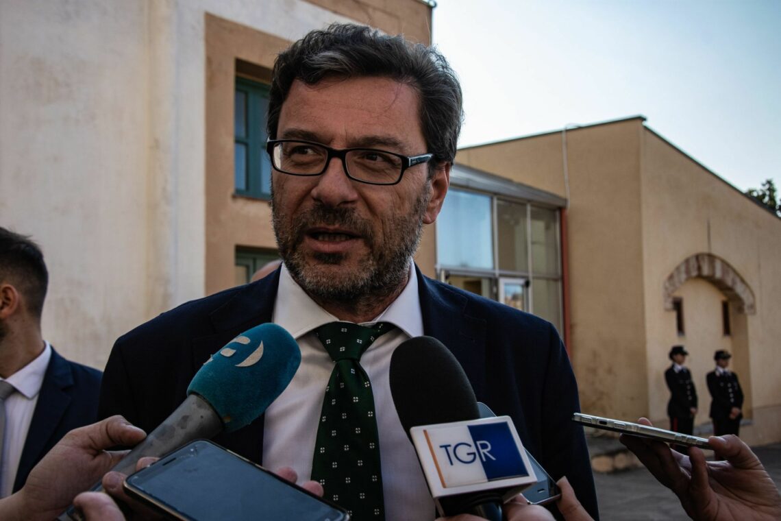 Secretary of Italy’s Council of Ministers Giancarlo Giorgetti