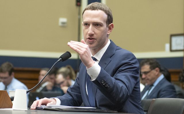 Facebook’s Mark Zuckerberg testifies before the U.S. House of Representatives