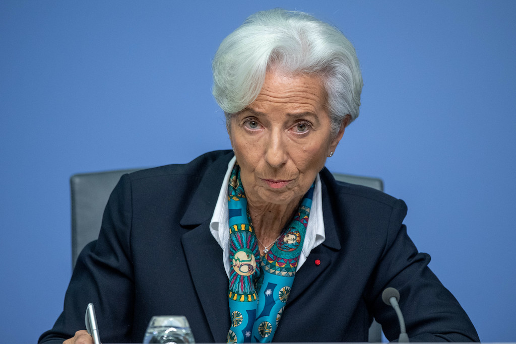A December 2019 photo of new ECB President Christine Lagarde