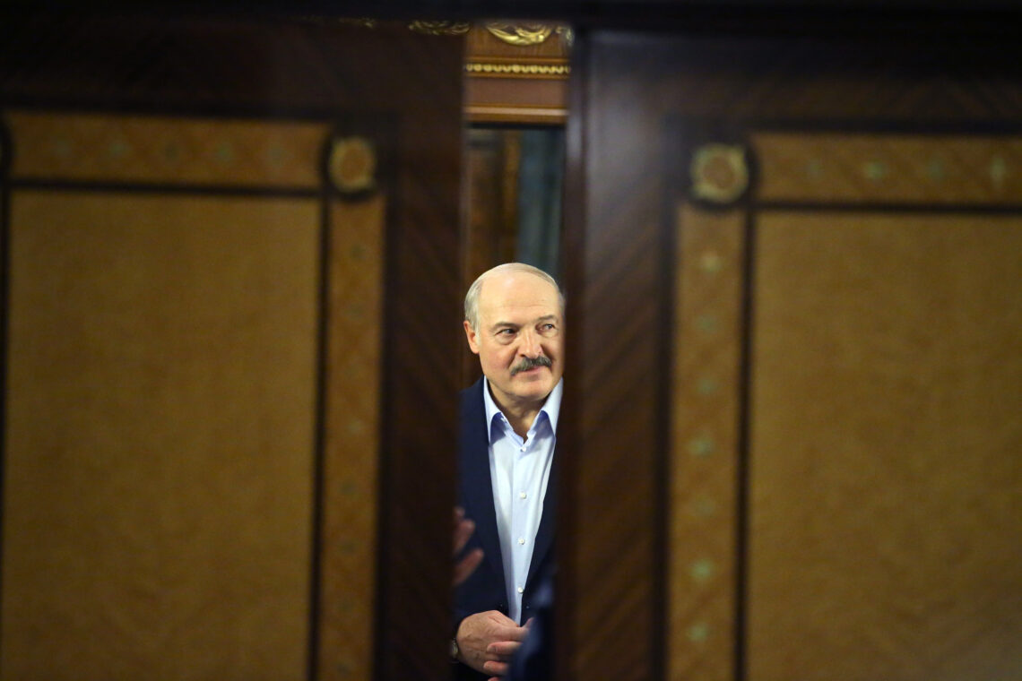 Belarussian President Alexander Lukashenko attends Russian-Belarussian talks in Sochi, Russia, February 7, 2020