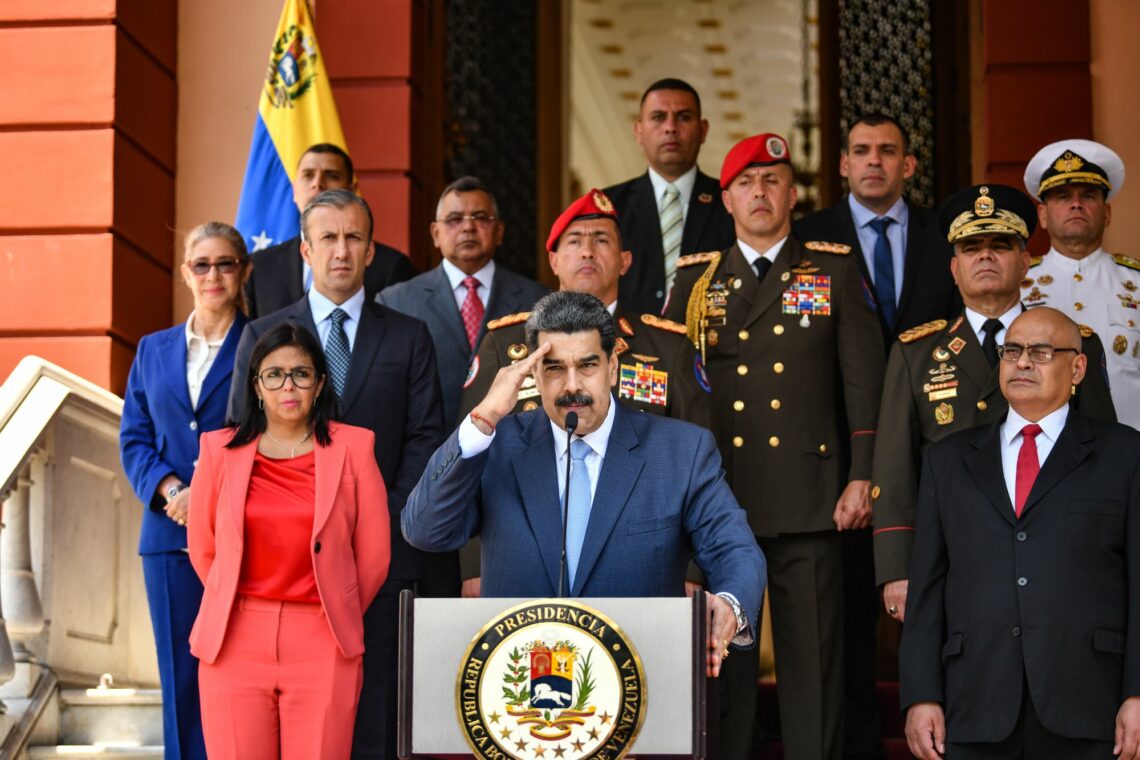 Venezuelan President Nicolas Maduro announces travel restrictions on March 12, 2020