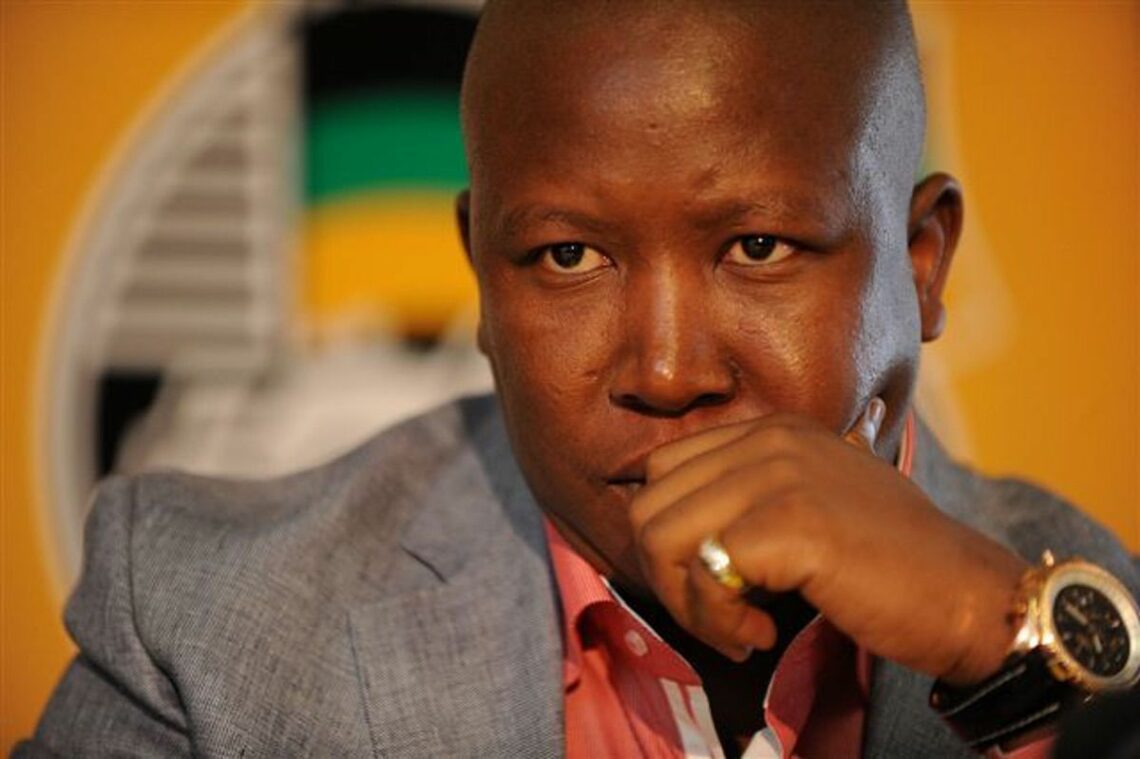 Julius Malema, leader of South Africa’s Economic Freedom Fighters