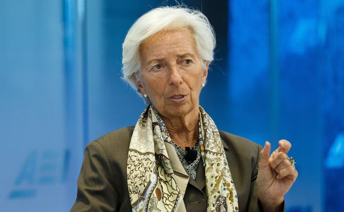 Christine Lagarde, managing director of the IMF and recently nominated president of the ECB