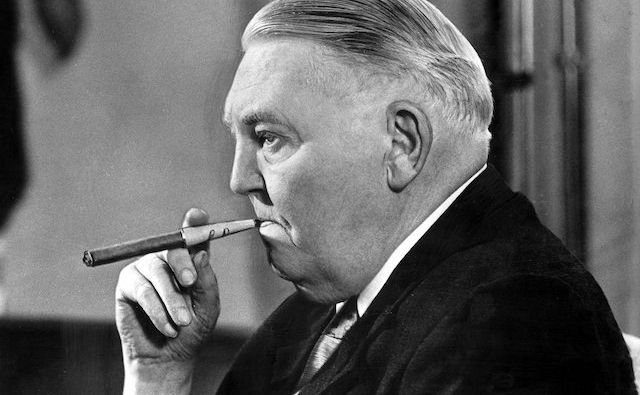 Picture of German economist and politician Ludwig Erhard (1897-1977)