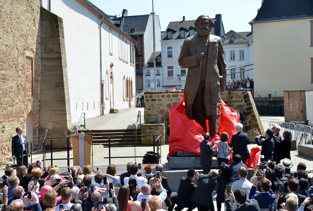 The 2018 unveiling of a China-donated Karl Marx monument in Germany