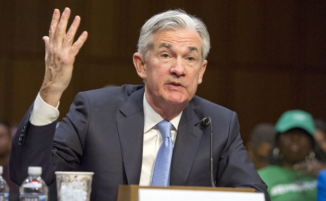 Picture of the head of U.S. Federal Reserve Board, which functions as the country’s central bank
