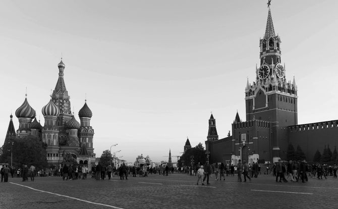 Russian military parade in Moscow’s Red Square, May 2018