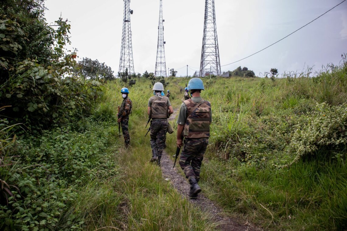 UN peacekeepers in the DRC