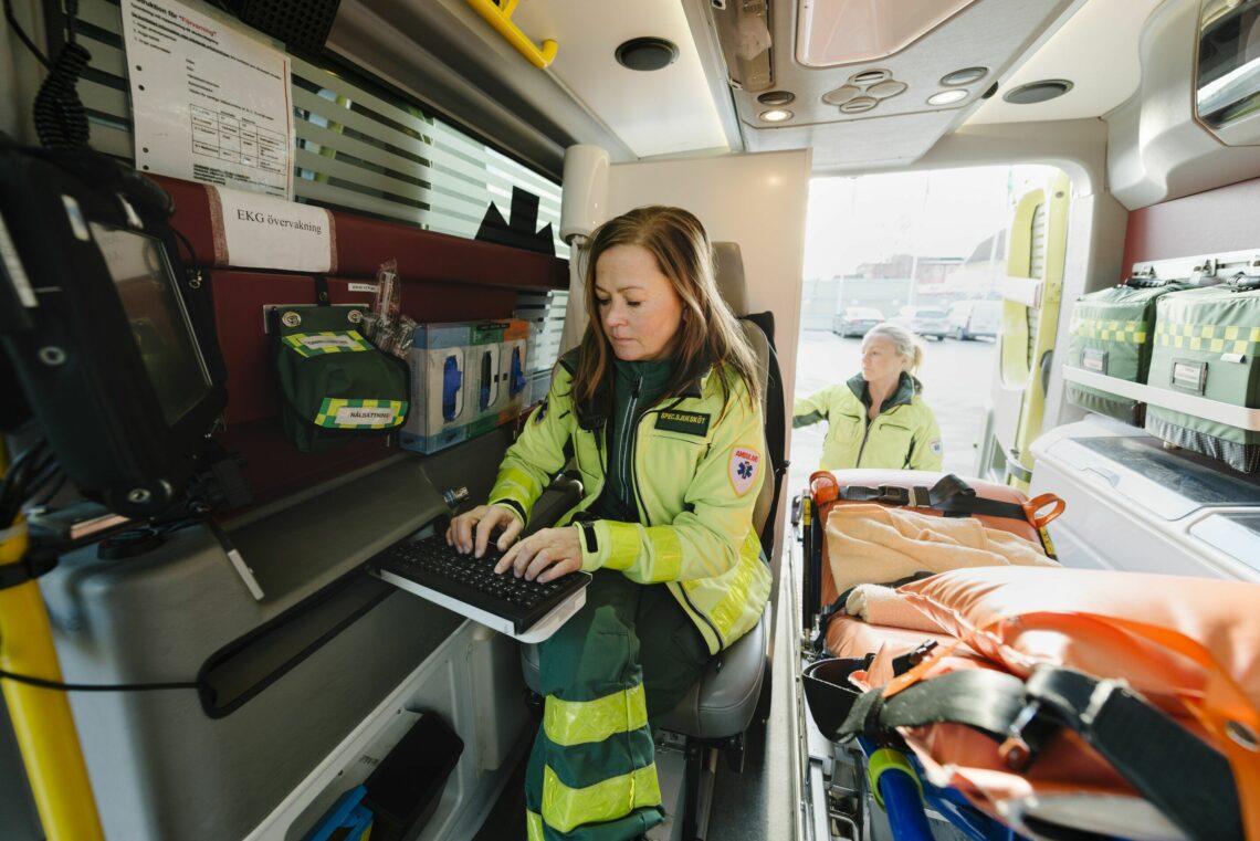 Swedish paramedics