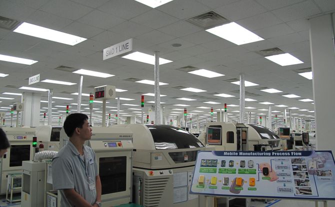 Samsung factory in Bac Ninh, Vietnam