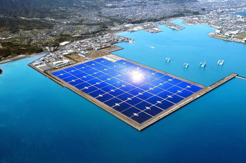 A visualization of Japan’s largest solar energy park