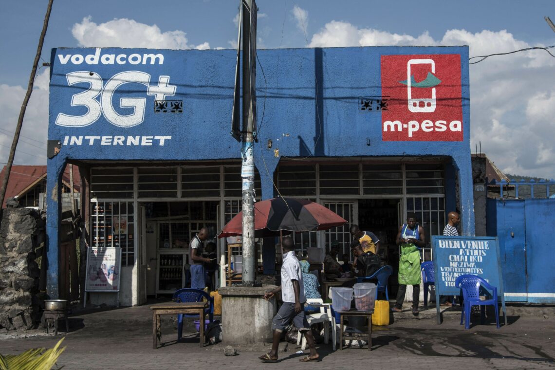 A shop in the Goma district of North Kivu, Democratic Republic of Congo Africa digital transformation