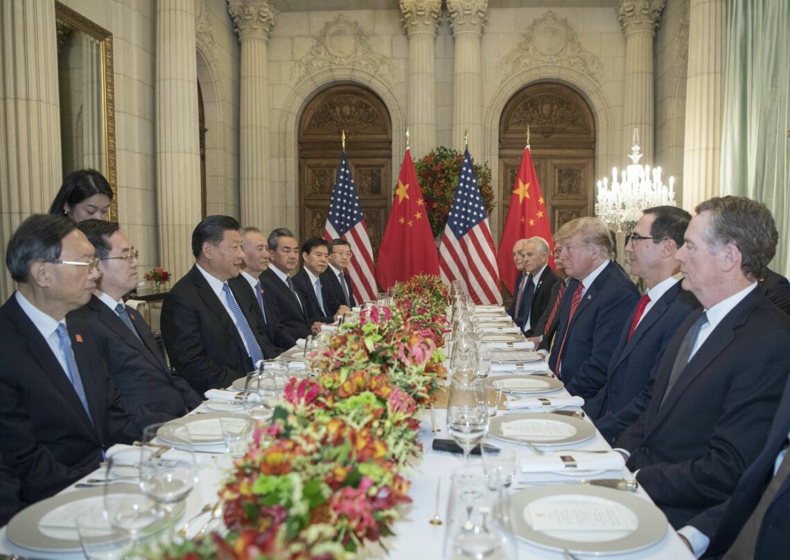 The U.S. and Chinese presidents meet at the Buenos Aires G20 in 2018