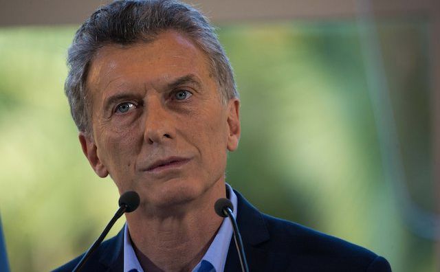 President of Argentina Mauricio Macri