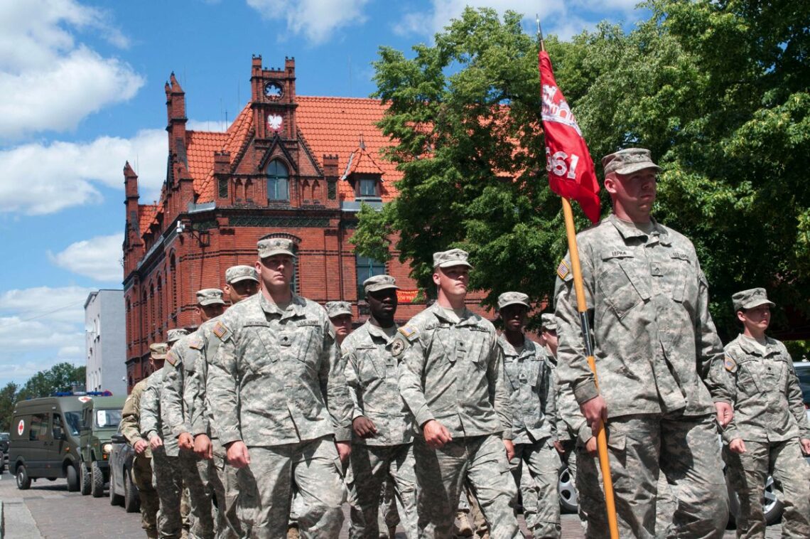 U.S troops visit Poland for NATO military exercises in 2016 U.S. security commitment