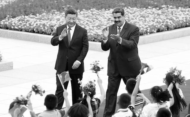 The leaders of China and Venezuela in Beijing