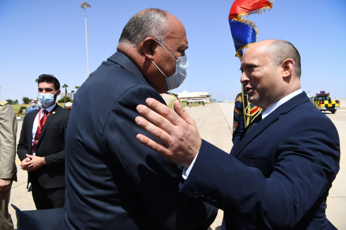 Prime Minister of Israel Naftali Bennett in Egypt