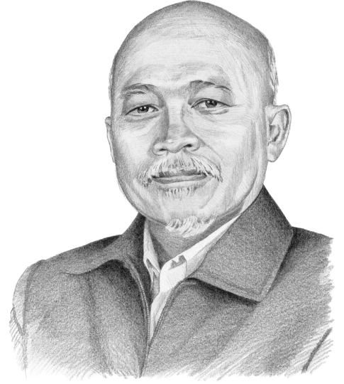 Illustration of Kassim Yang Razali