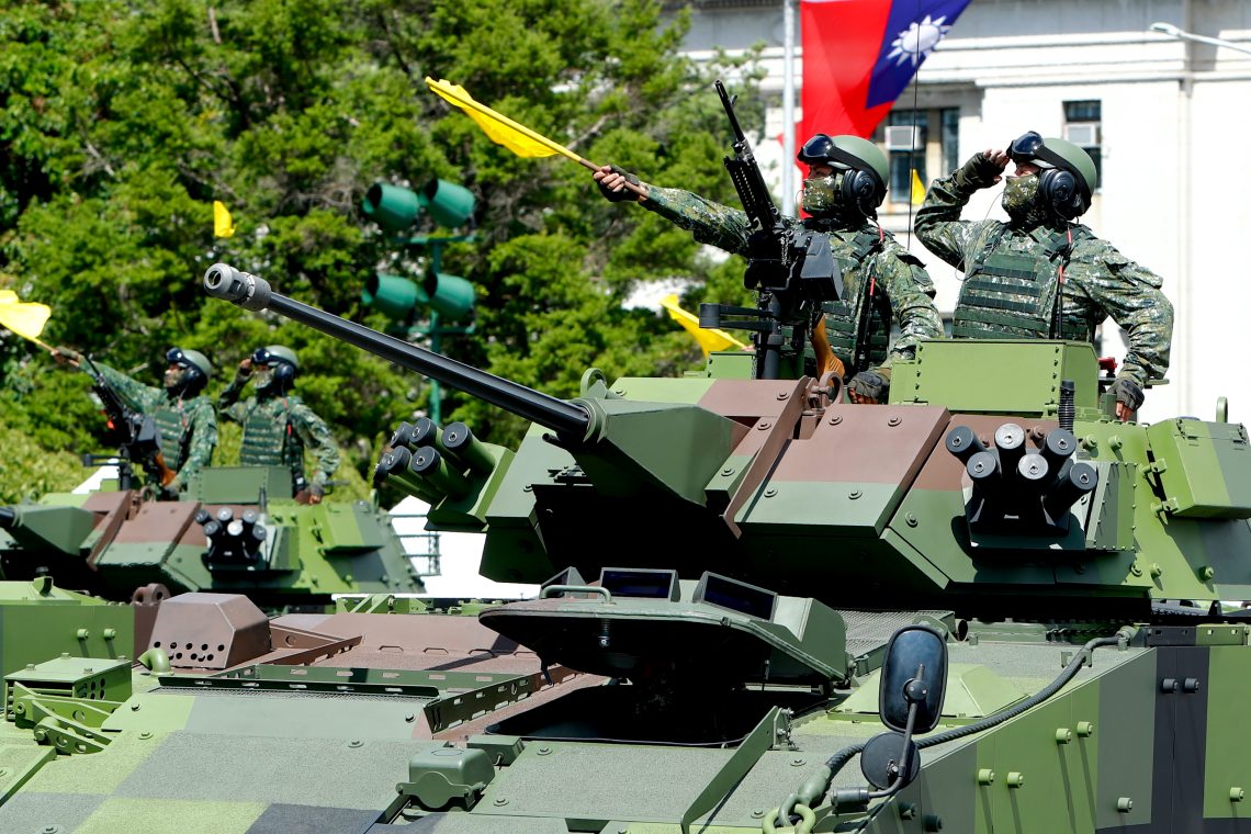 Taiwan tank in Taipei Russia and Ukraine