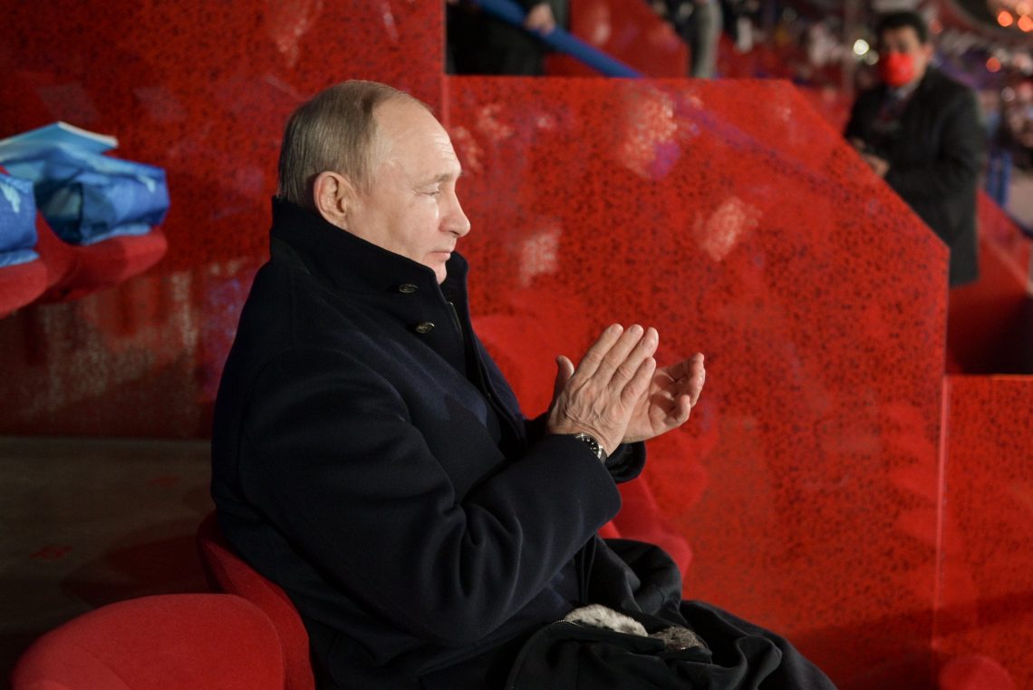 Russian President Vladimir Putin at Beijing Olympics