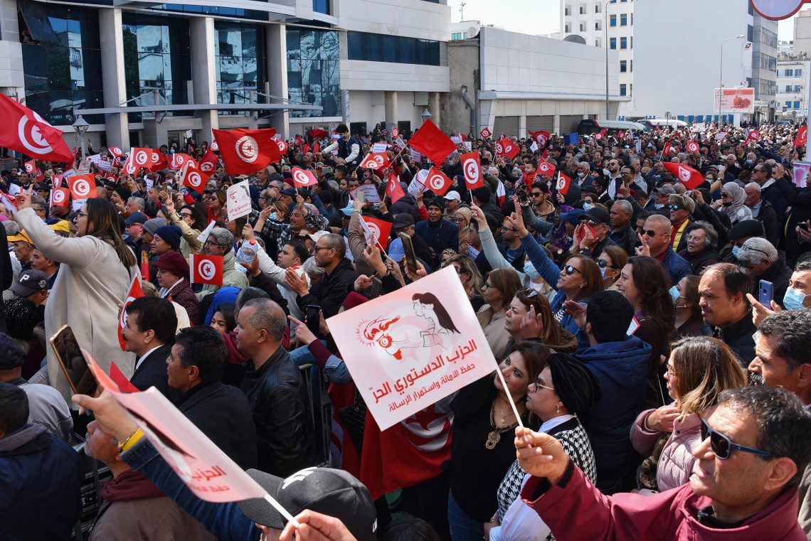 Tunisia protest - Tunisia coup Saied