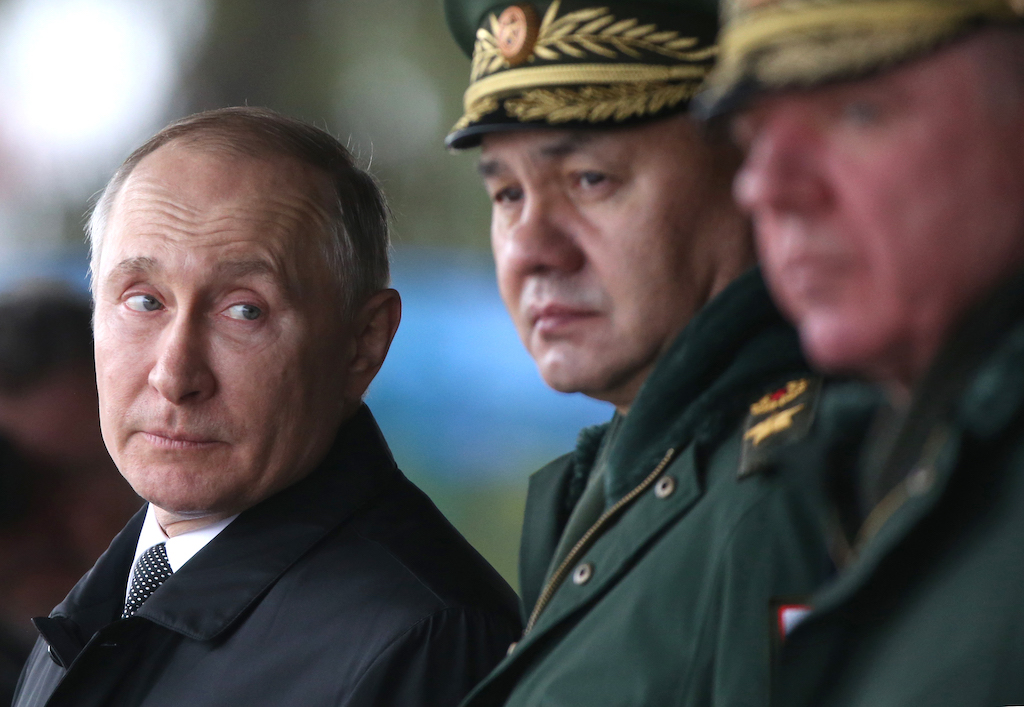 Russia’s president and defense minister Russian military power