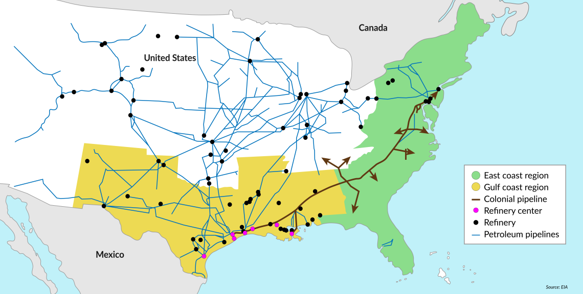 Colonial pipeline hack