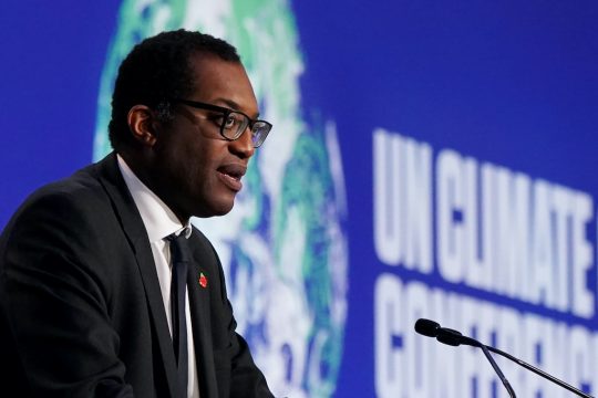 British Secretary of State for Business, Energy and Industrial Strategy Kwasi Kwarteng