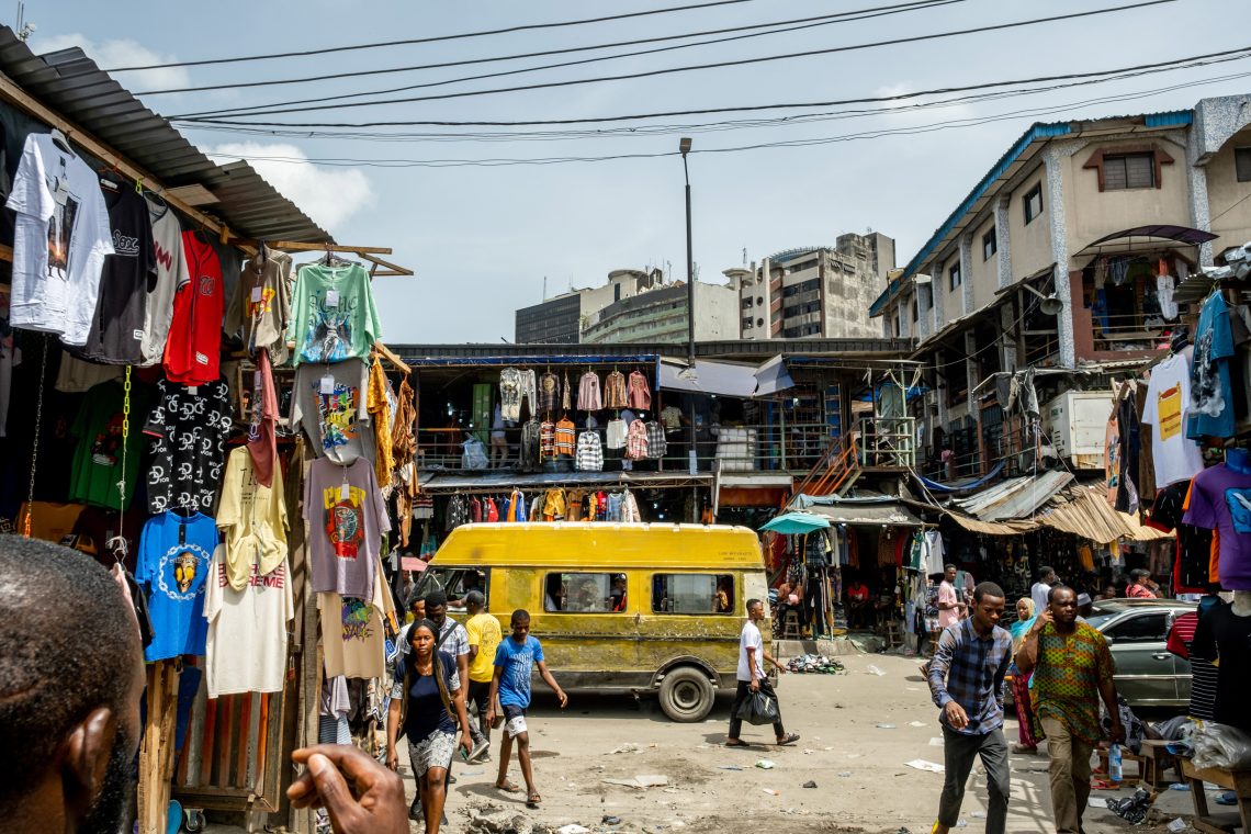 Lagos market (Nigeria economy)