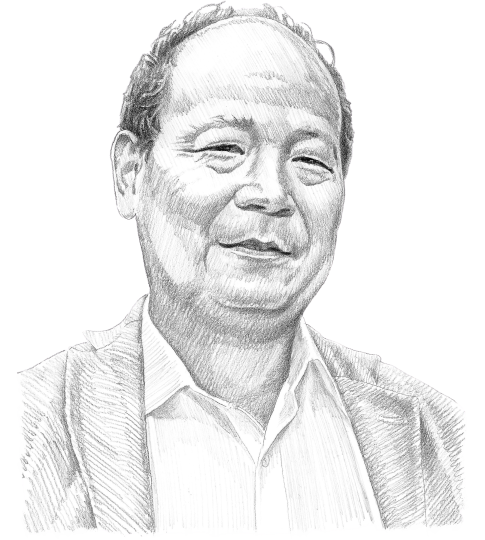 Illustration of Junhua Zhang