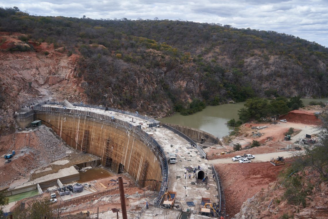Chinese-built Gwayi-Shangani dam in Zimbabwe 