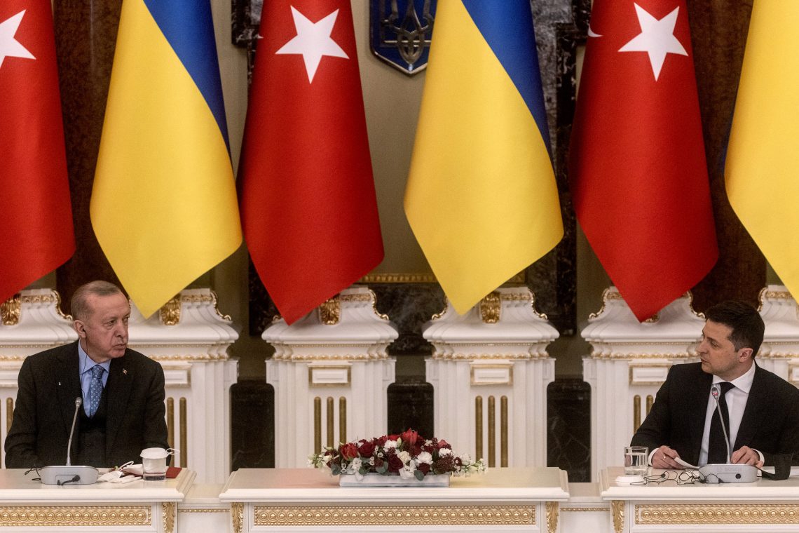 Turkish President Recep Tayyip Erdogan and Ukrainian President Volodymyr Zelenskiy