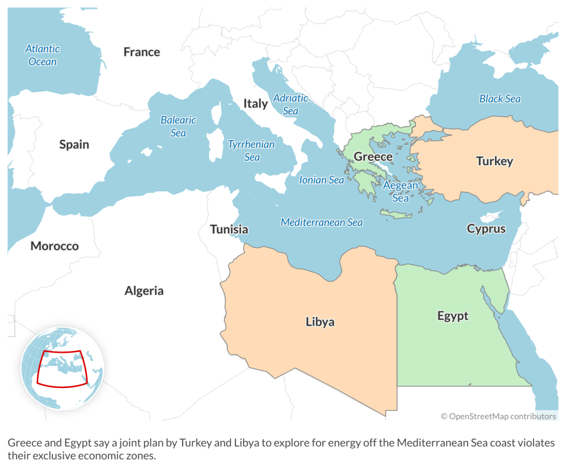 Mediterranean energy conflict